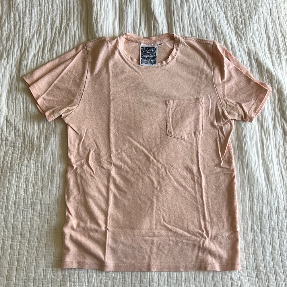 Pink Jungmaven pocket T-shirt